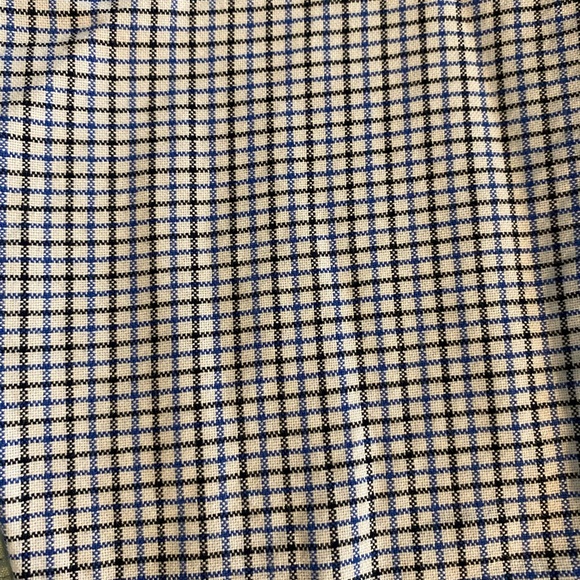 Ralph Lauren Boys Button Down L/S shirt M (10-12) White with blue black - Picture 3 of 3